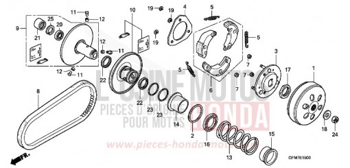 DRIVEN FACE NHX110WHA de 2010
